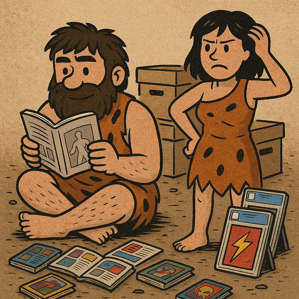Caveman Comics Blog — Building a Collection (and Dodging Cavelady’s Glares)!