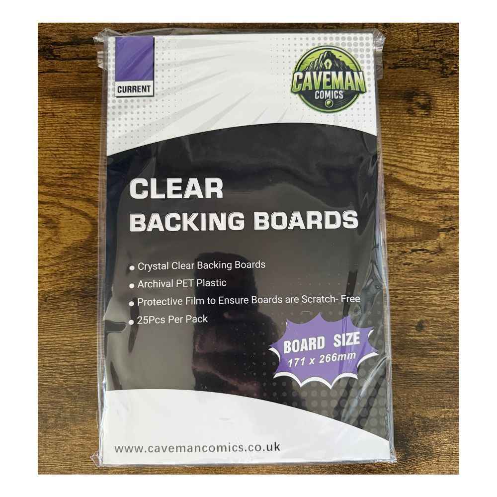 Modern Age Clear Backing Boards | Pack of 25 | Archival Safe Storage