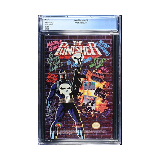 CGC 8.0 graded copy of New Mutants #98, featuring the first appearance of Deadpool.