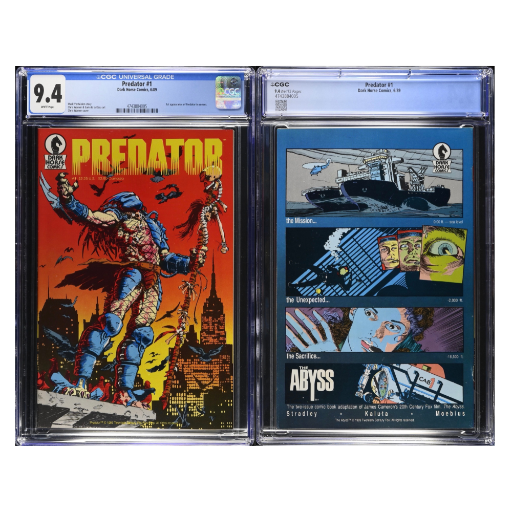 Predator 1 CGC 9.4 | First Printing | 1st App Predator | 1989