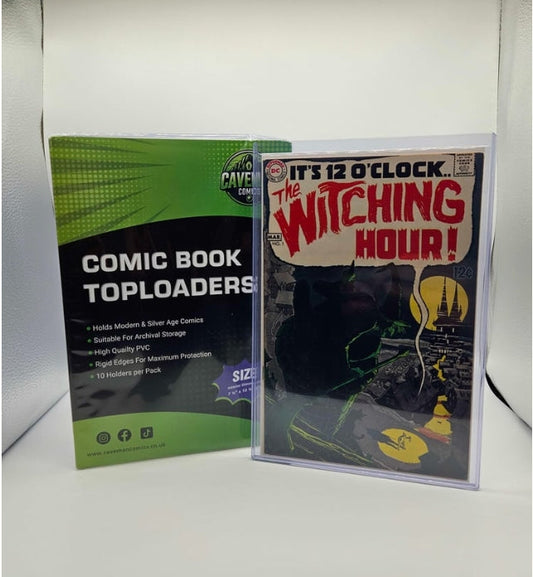Caveman Comics: Comic Book Top Loaders (Pack of 10) Comic Supplies