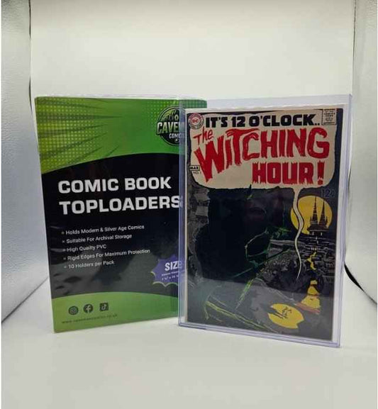 10 x Silver Age Size Comic Top Loaders, Archival Safe Storage Supplies