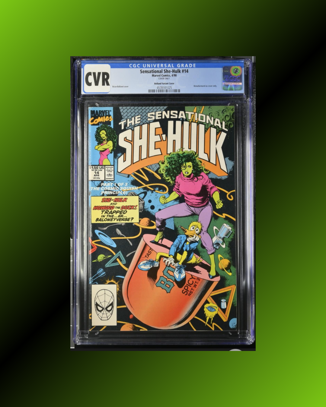 Sensational She-Hulk #14: CGC CVR Only, Rare Variant (1989)