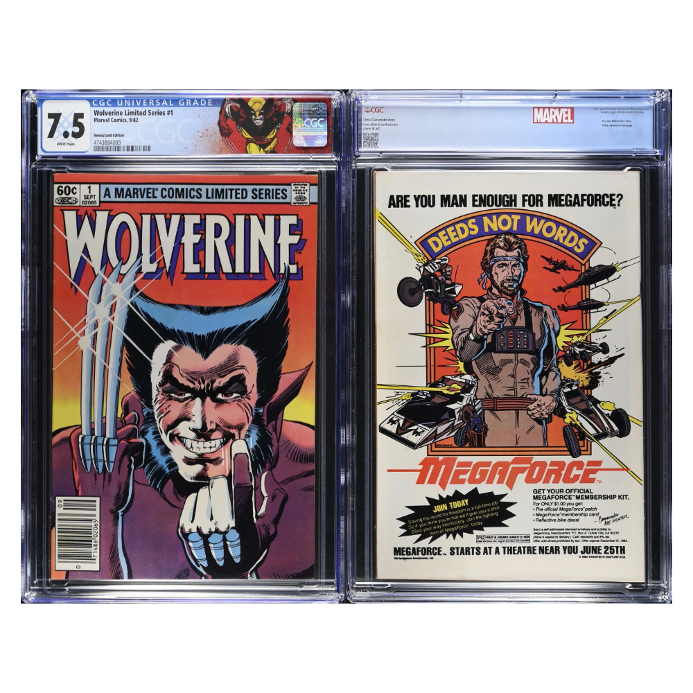 Wolverine 1 CGC 7.5 | Newsstand Variant | Custom Label | 1982