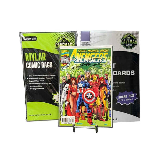 Modern Age Comic Mylar Bags & Boards | Packs of 100 | Archival Storage