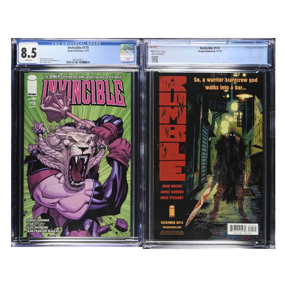 Invincible 115 CGC 8.5 | Ryan Ottley Cover | Image Comics | 2014
