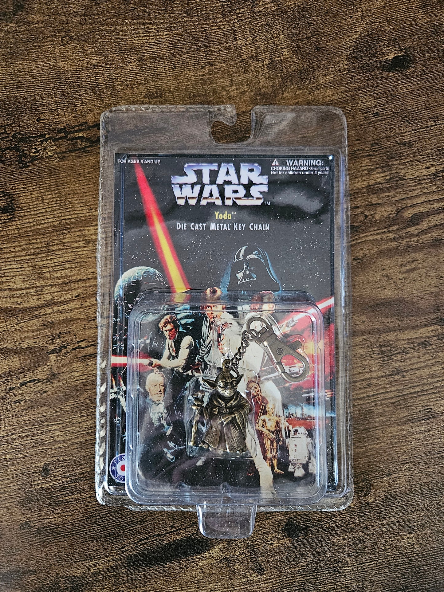 Star Wars: Die Cast Metal Key Chains: Complete Set! Han, Obi-Wan,Yoda, Boba Fett