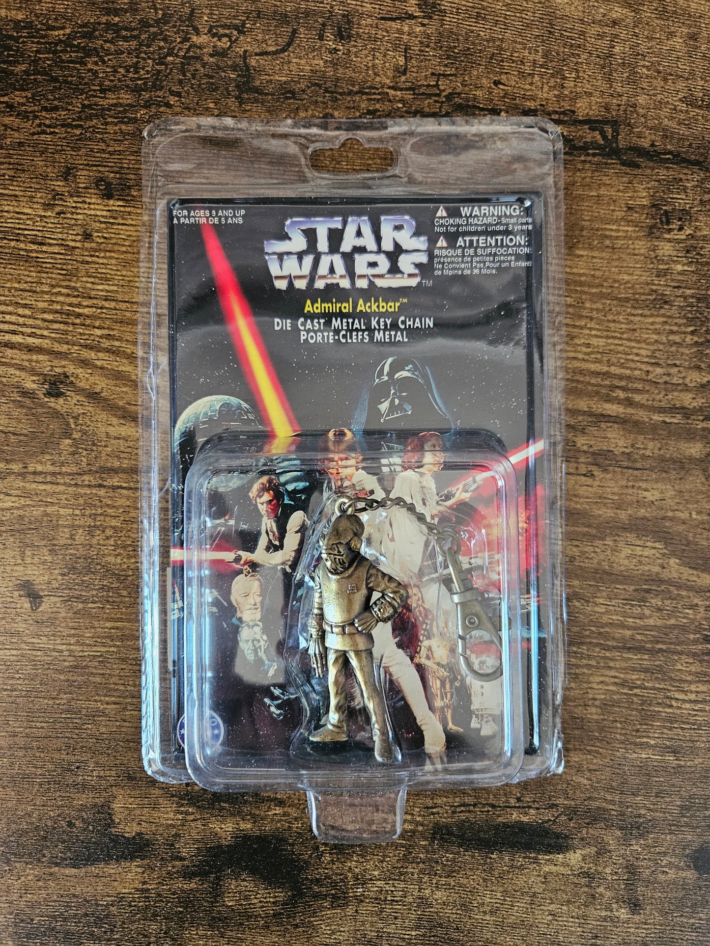 Star Wars: Die Cast Metal Key Chains: Complete Set! Luke, Leia, Akbar & Palpatine!