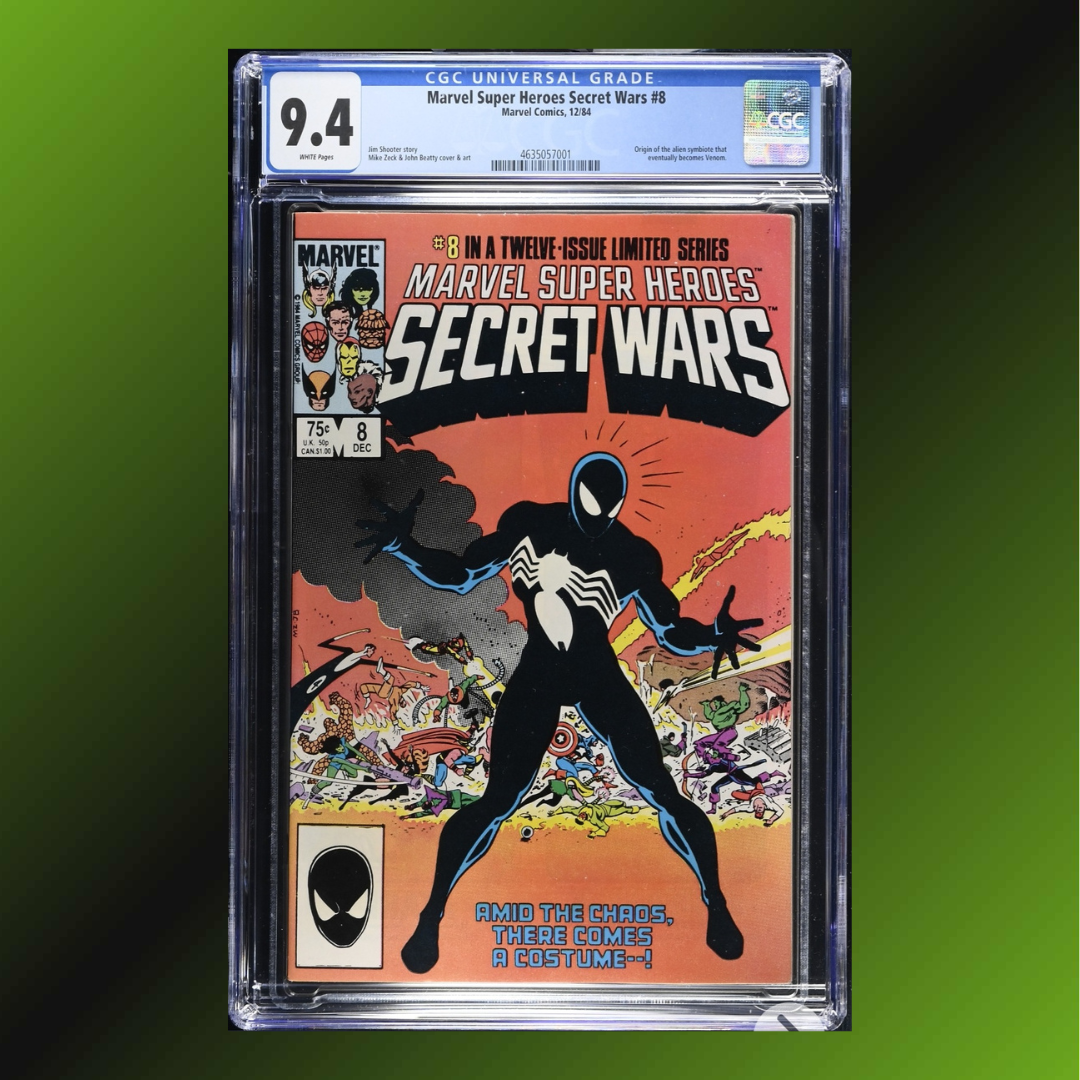 Marvel Super-Heroes Secret Wars #8: CGC 9.4, Major Key Issue (1984