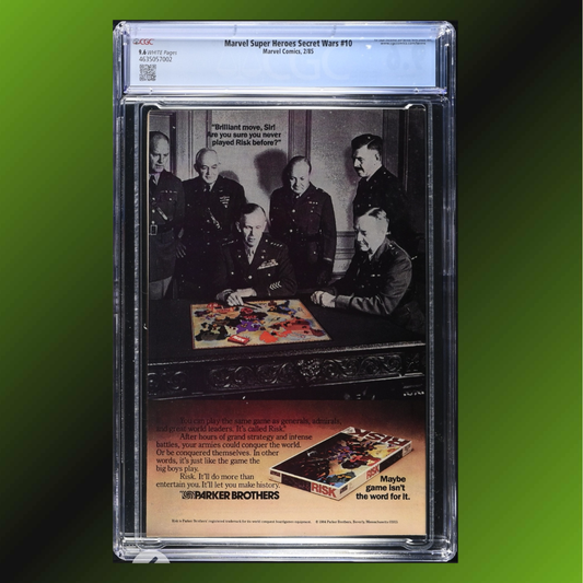 Marvel Super-Heroes Secret Wars #10: CGC 9.6, Mike Zeck Cover! (1985)