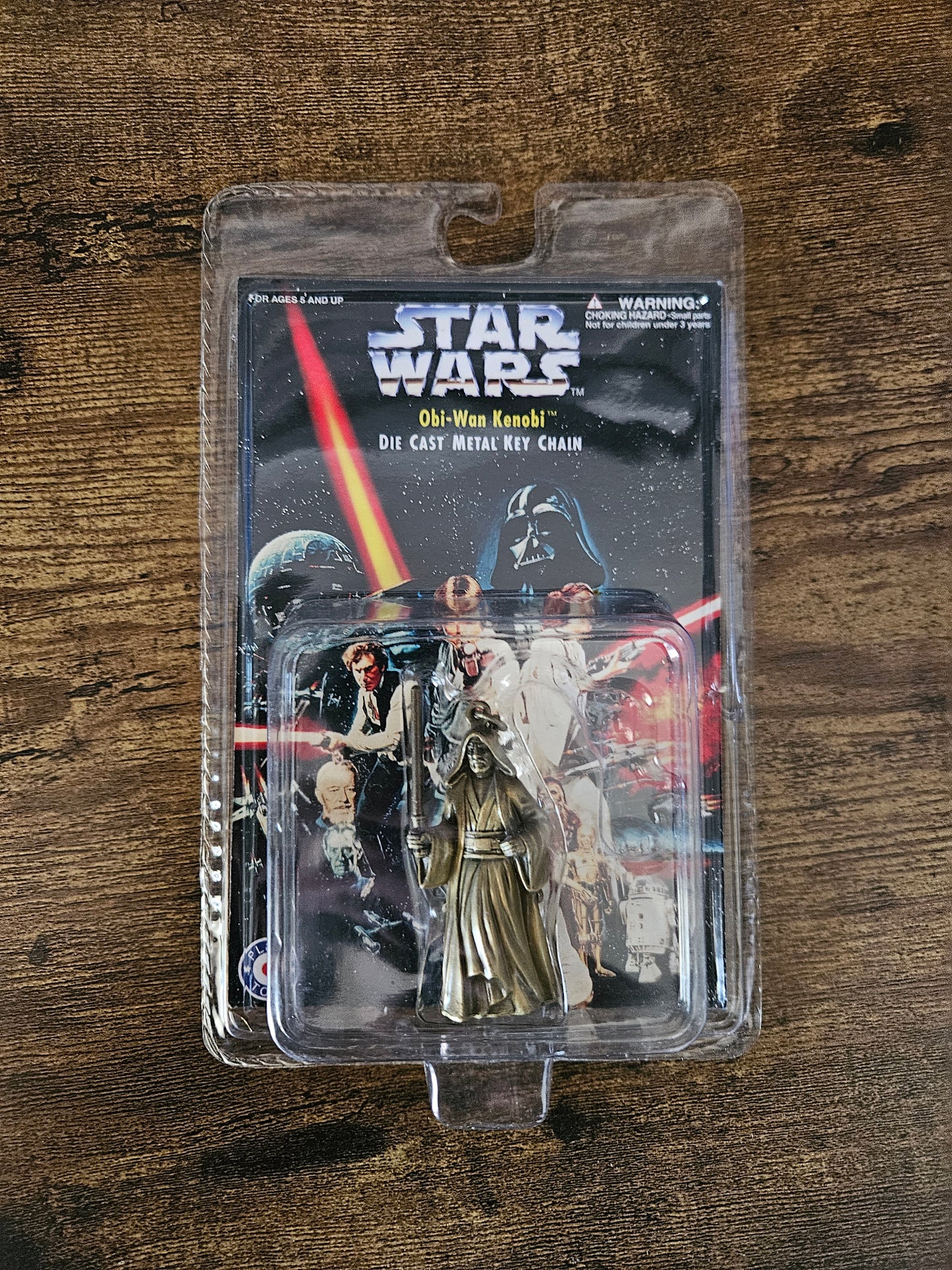 Star Wars: Die Cast Metal Key Chains: Complete Set! Han, Obi-Wan,Yoda, Boba Fett
