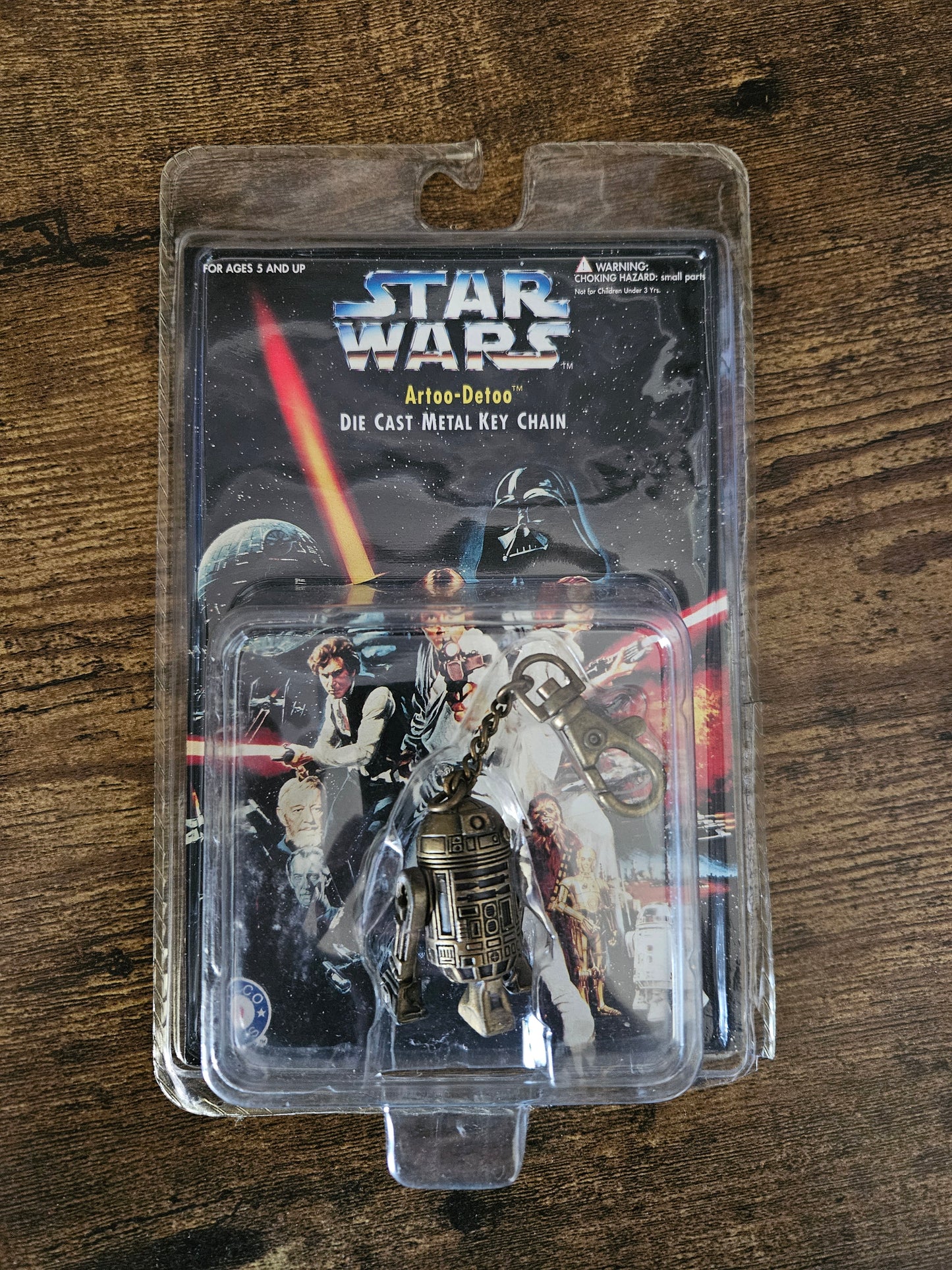 Star Wars: Die Cast Metal Key Chains: Complete Set! Darth Vader, Luke, R2D2, C-3PO