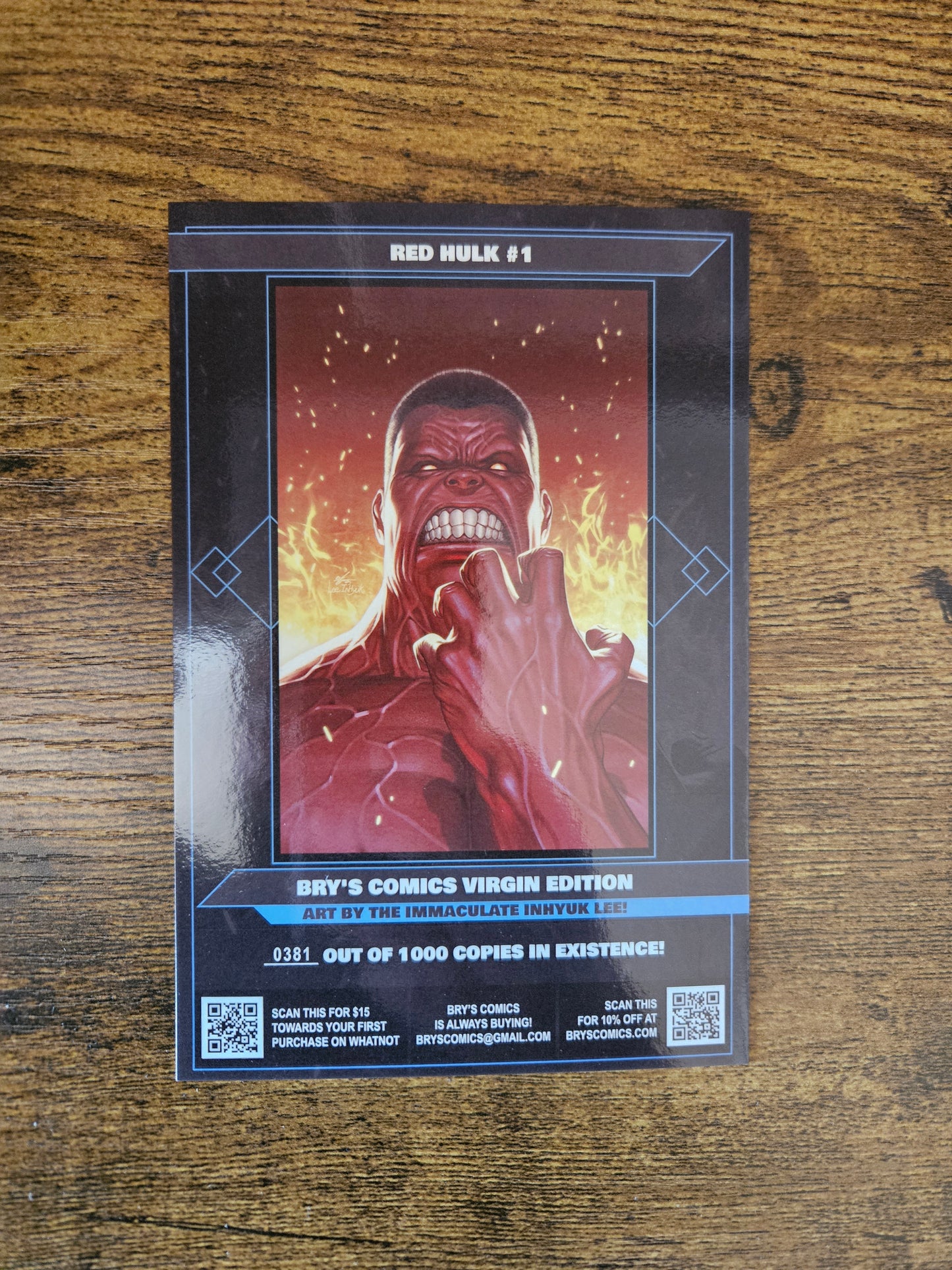 Red Hulk #1: CGC 9.9! Virgin Exclusive, Limited to 1000 Copies (2025)