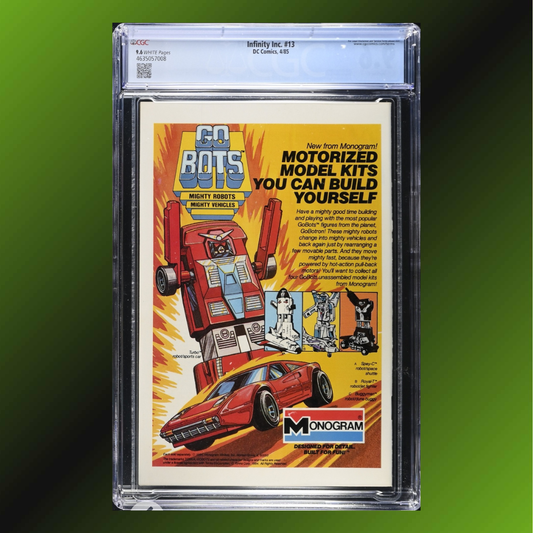 Infinity Inc #13: CGC 9.6, 1st Todd McFarlane DC Artwork (1985)