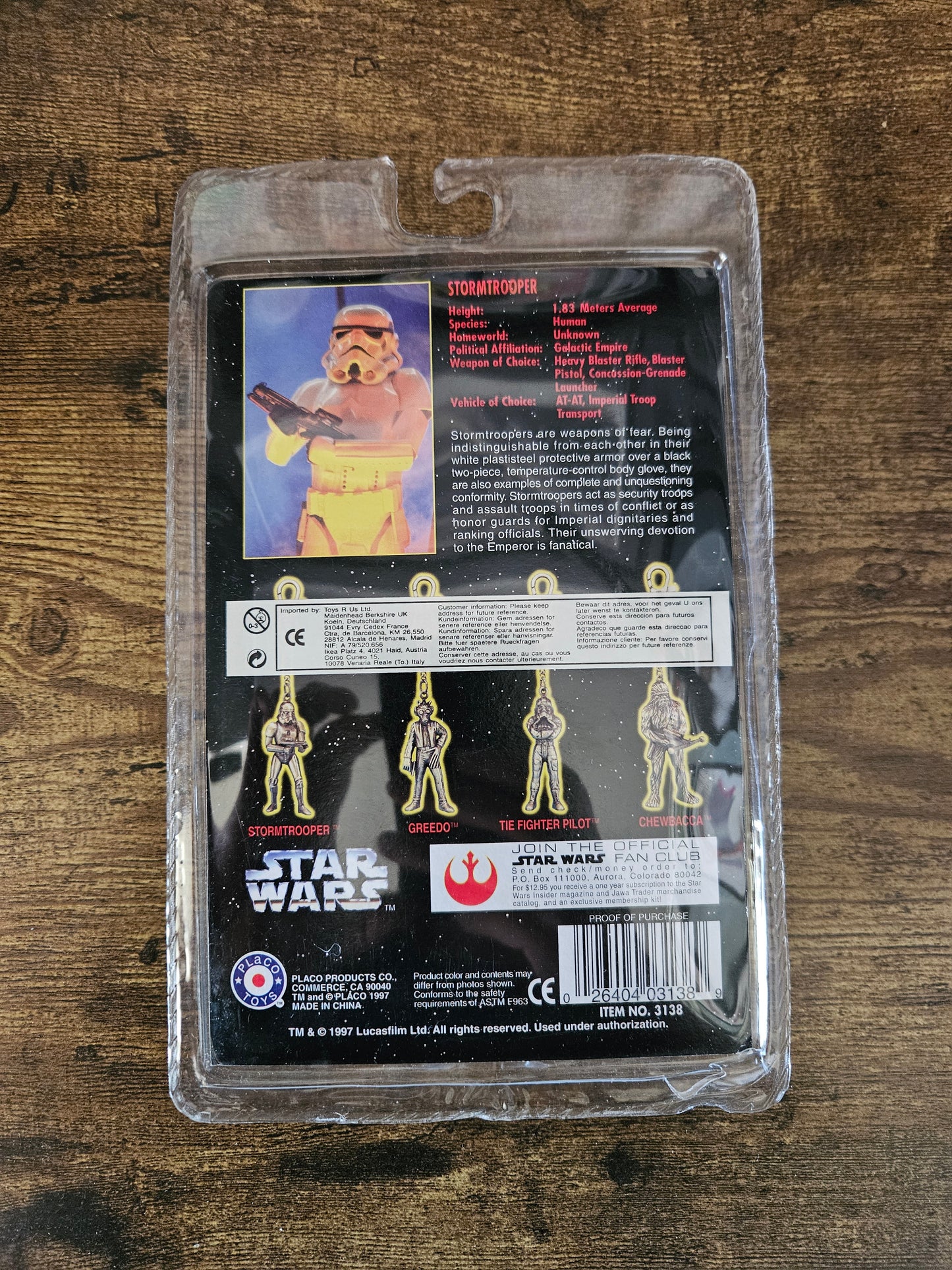 Star Wars: Die Cast Metal Key Chains: Complete Set! Chewy, Greedo, TFP & ST