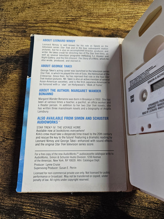 Star Trek: Strangers From The Sky: Read by Leonard Nimoy, Audio Cassette (1987)