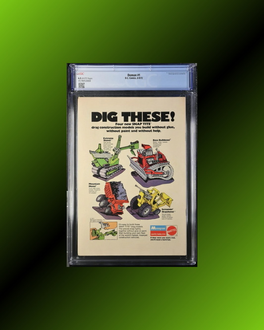 Demon #1: CGC 6.5, 1st App & Origin of Demon (Etrigan) (1972)