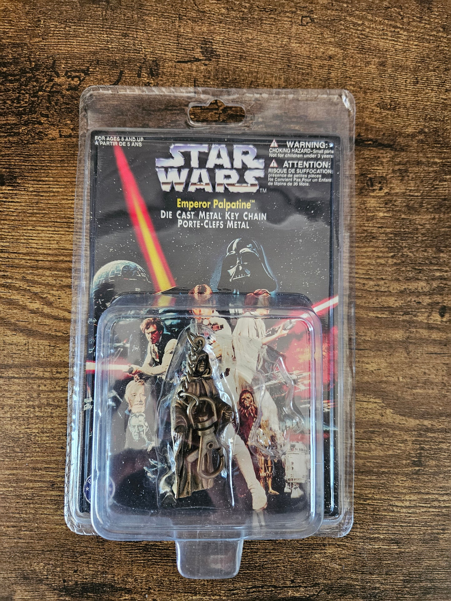Star Wars: Die Cast Metal Key Chains: Complete Set! Luke, Leia, Akbar & Palpatine!