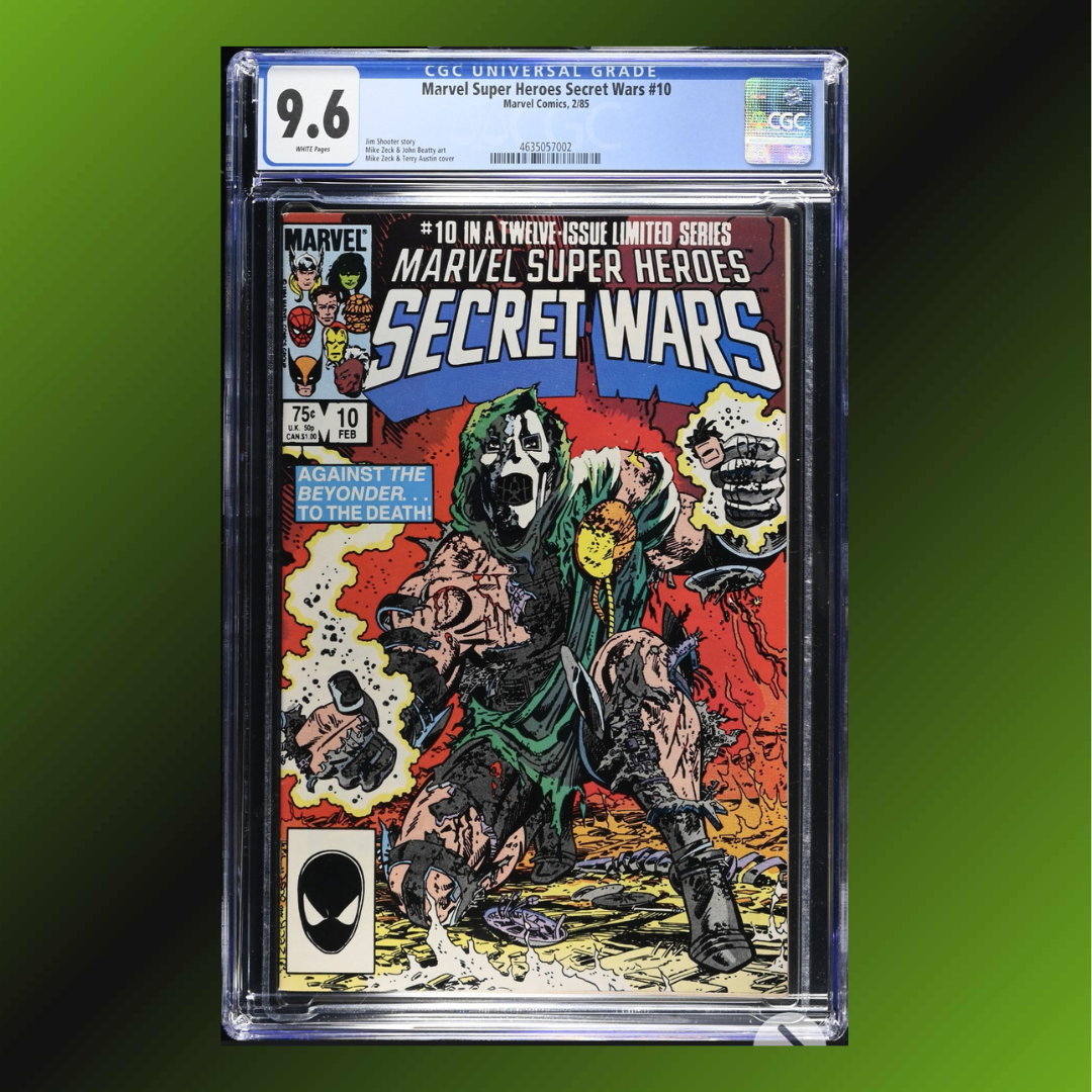 Marvel Super-Heroes Secret Wars #10: CGC 9.6, Mike Zeck Cover! (1985)