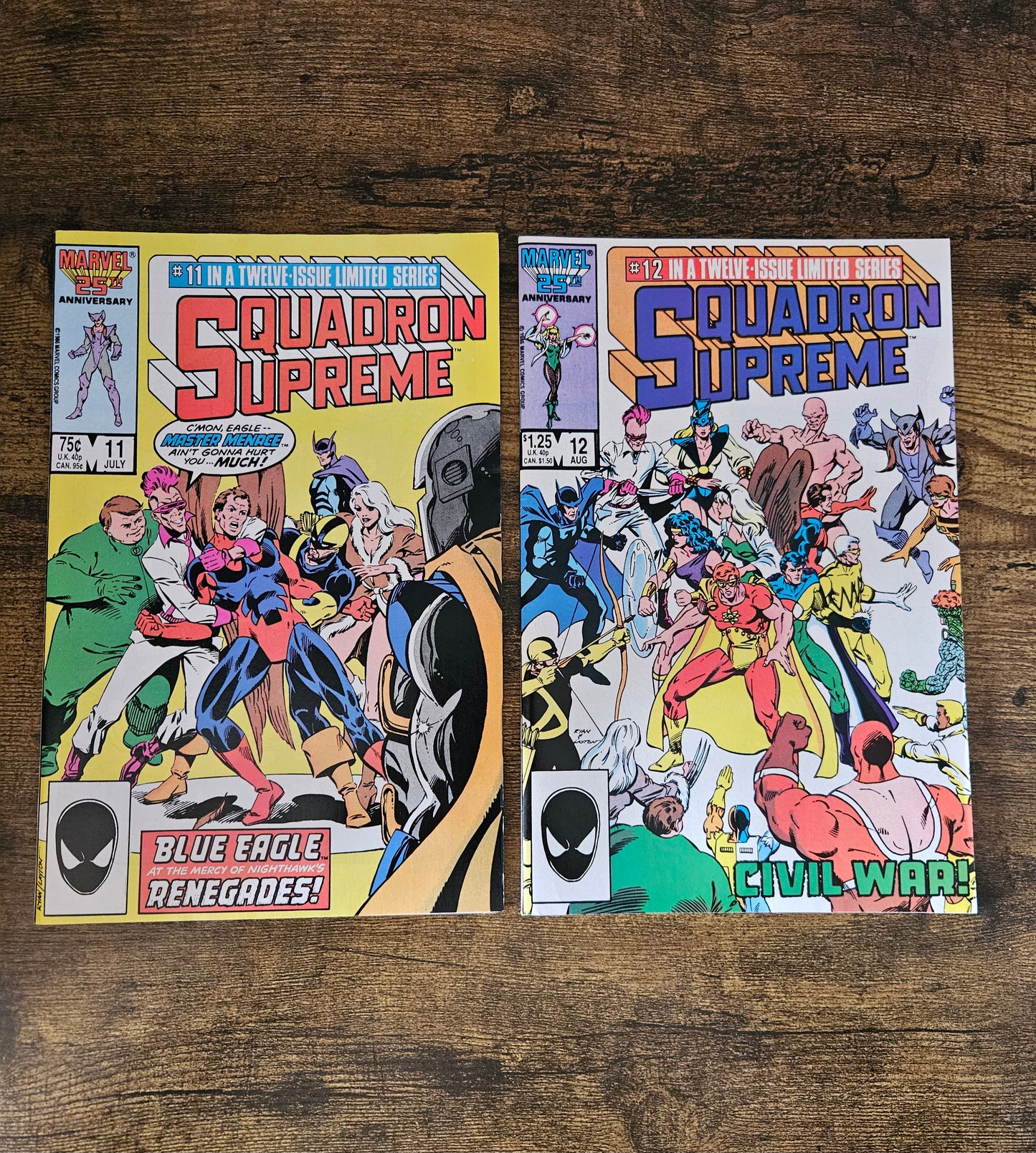Squadron Supreme #1-12: Complete Series, Marvel Comics (1985)