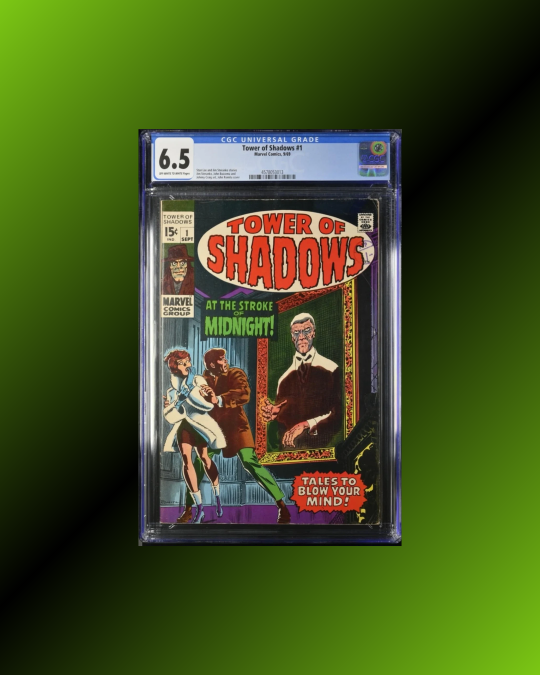 Tower of Shadows #1: CGC 6.5, John Romita Cover! (1969)