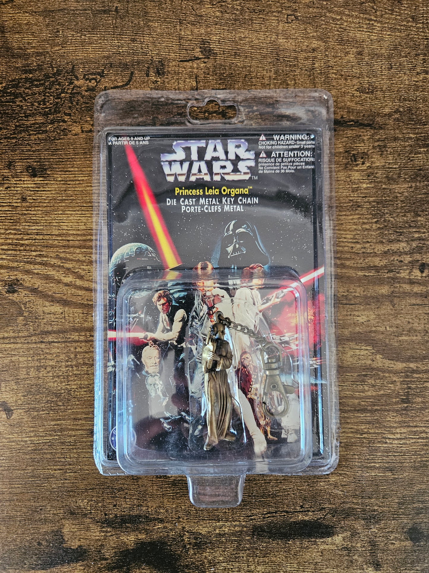 Star Wars: Die Cast Metal Key Chains: Complete Set! Luke, Leia, Akbar & Palpatine!