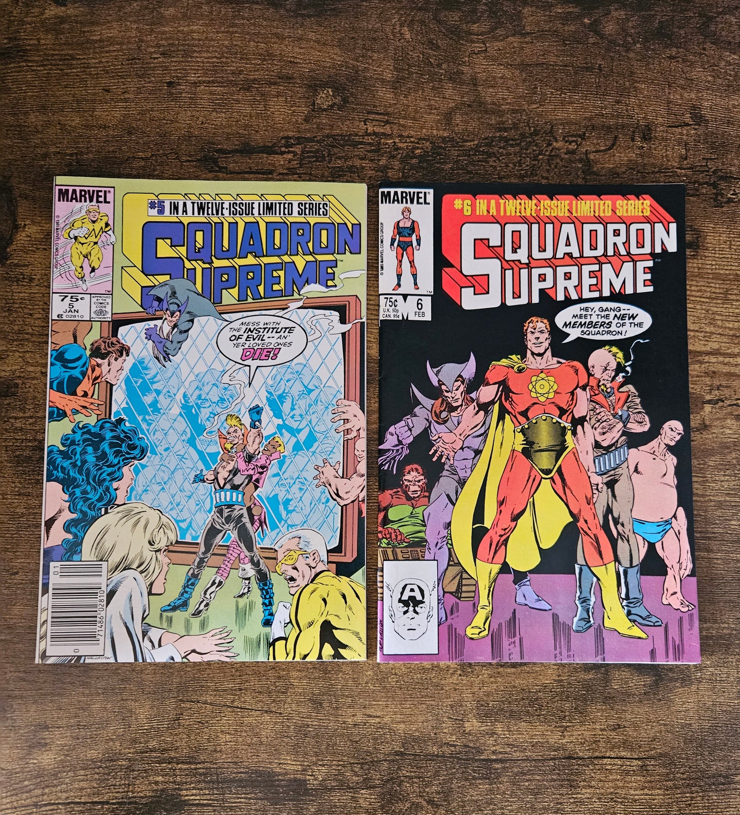 Squadron Supreme #1-12: Complete Series, Marvel Comics (1985)