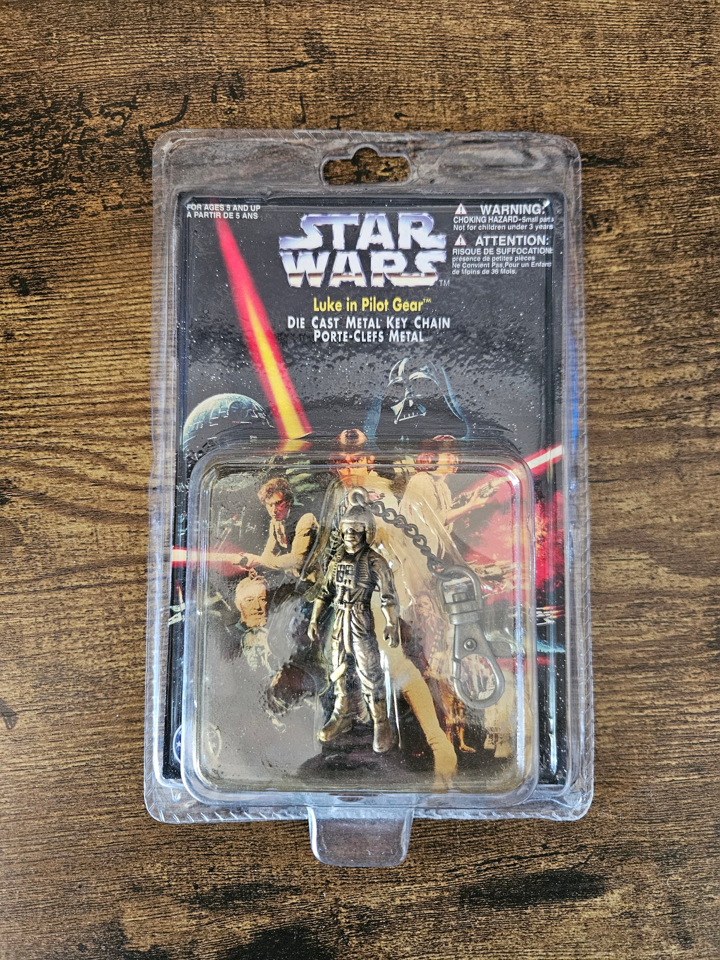 Star Wars: Die Cast Metal Key Chains: Complete Set! Luke, Leia, Akbar & Palpatine!