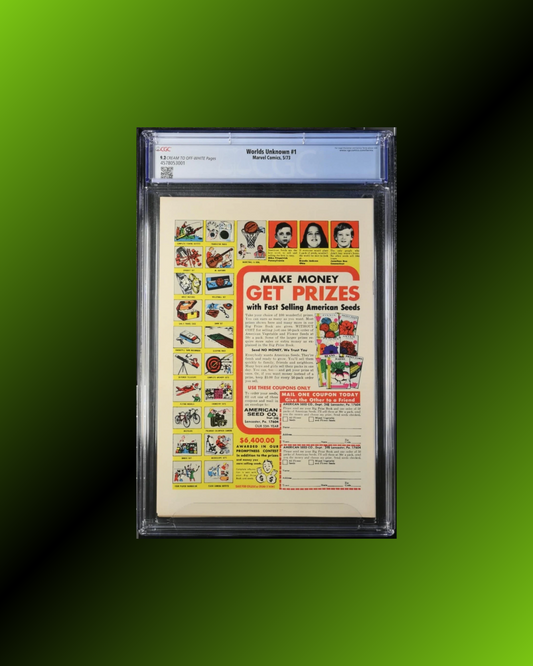 Worlds Unknown #1: CGC 9.2, John Romita Cover! (1973)