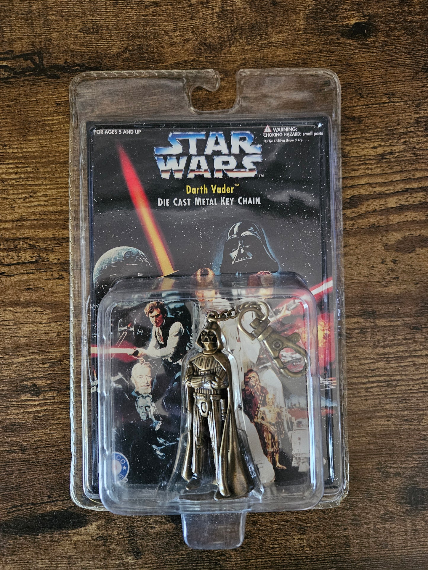 Star Wars: Die Cast Metal Key Chains: Complete Set! Darth Vader, Luke, R2D2, C-3PO