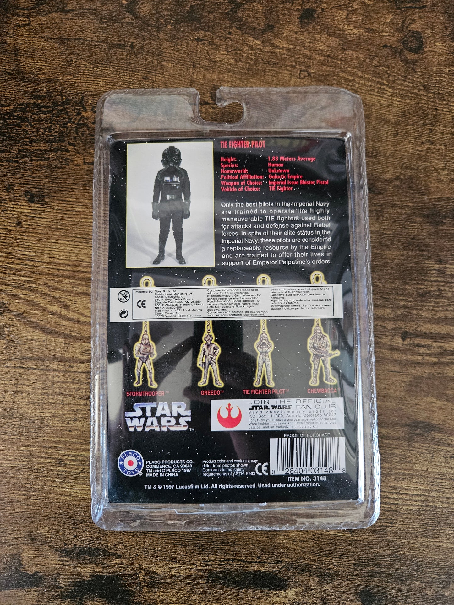 Star Wars: Die Cast Metal Key Chains: Complete Set! Chewy, Greedo, TFP & ST