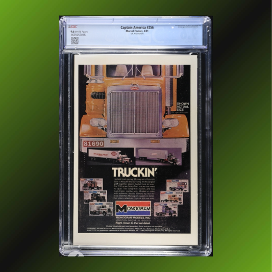 Captain America #256: CGC 9.6, Only UK Price Variant On Census! (1981)