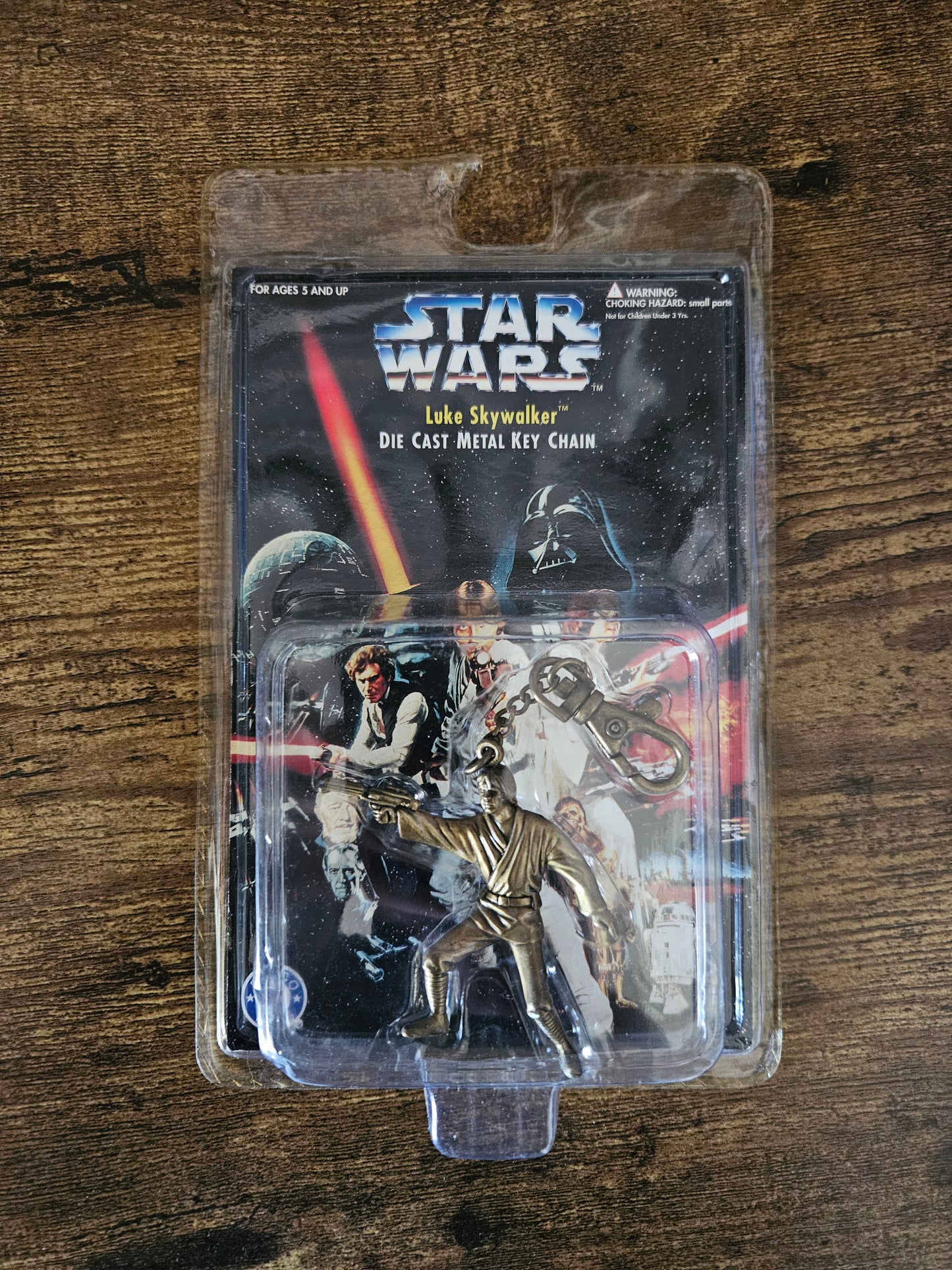 Star Wars: Die Cast Metal Key Chains: Complete Set! Darth Vader, Luke, R2D2, C-3PO