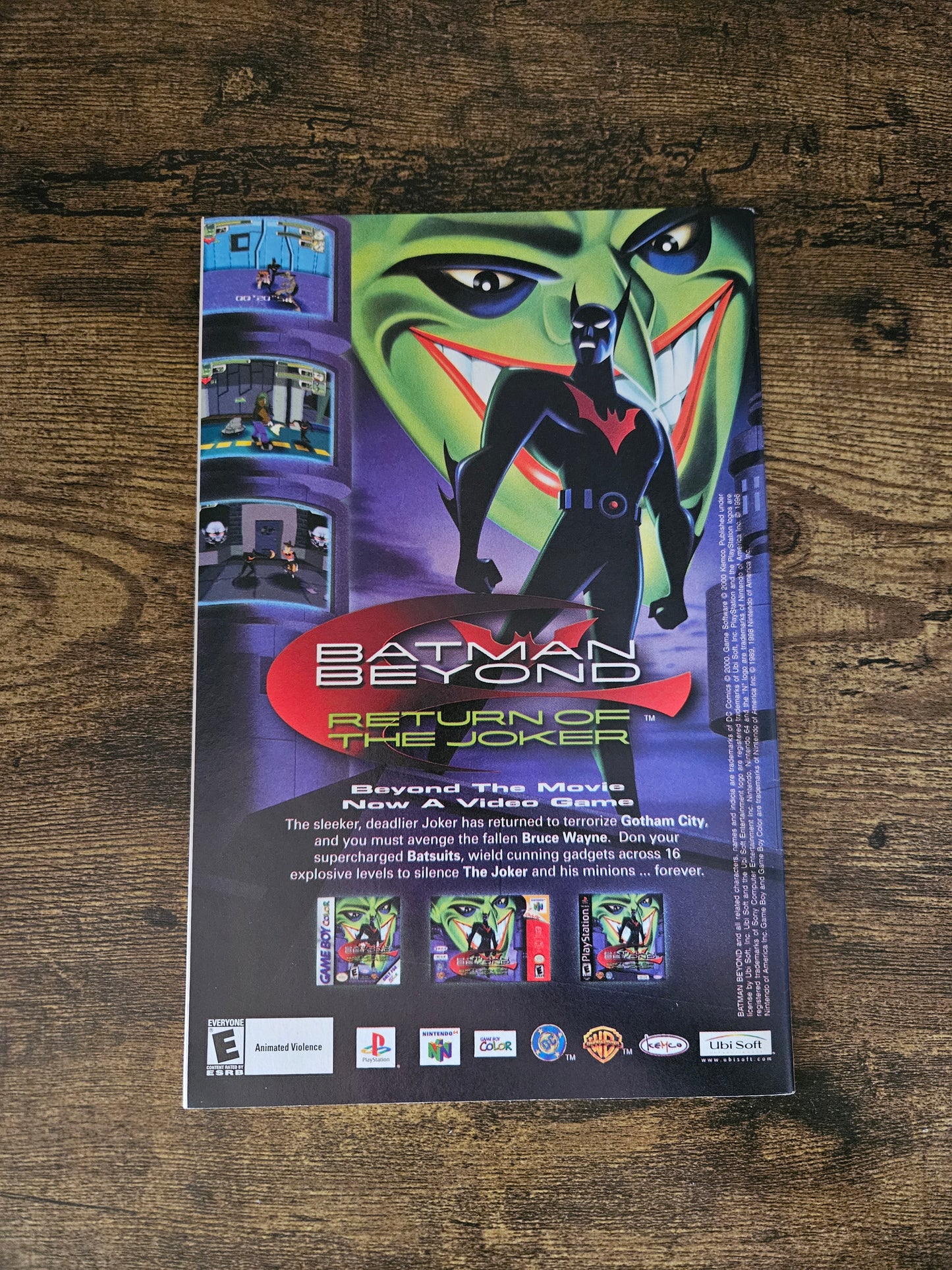 Batman Beyond: Return of The Joker #1: One-Shot, Comic Adaptation! (2001)