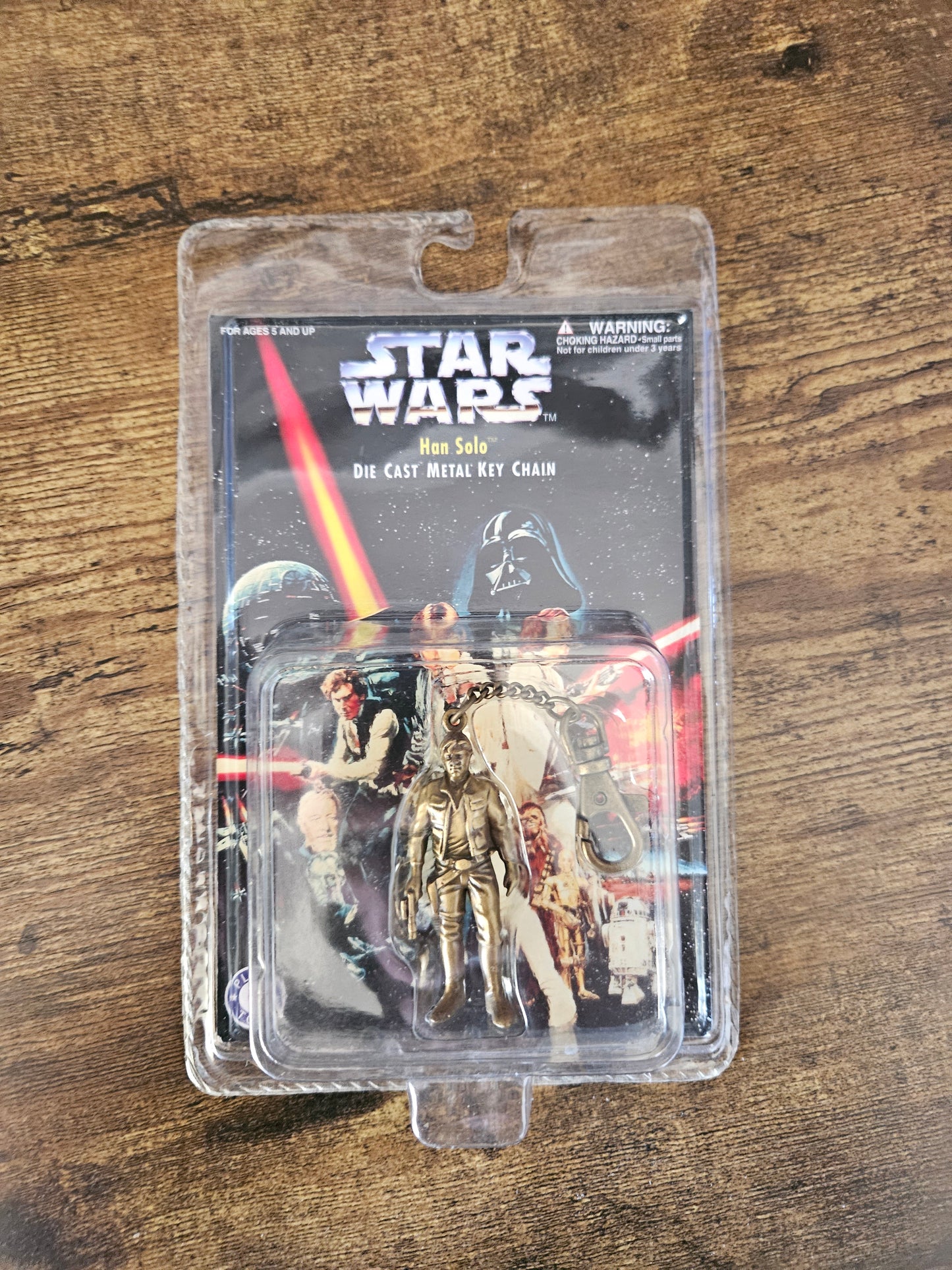 Star Wars: Die Cast Metal Key Chains: Complete Set! Han, Obi-Wan,Yoda, Boba Fett