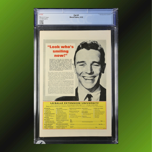 Cat #1: CGC 7.5, Key Issue! (1972)