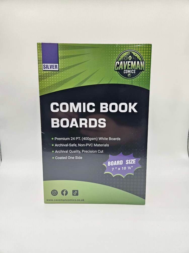 100 x Silver Age Backing Boards & Bags! Caveman Comics!