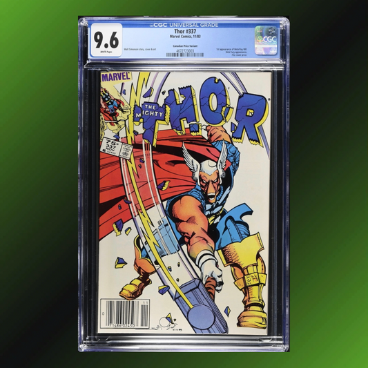 Thor #337: CGC 9.6 Canadian Price Variant - 1st Beta Ray Bill (1983)