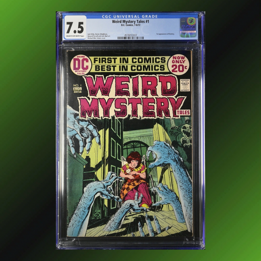 Weird Mystery Tales #1: CGC 7.5, 1st App of Destiny! (1972)