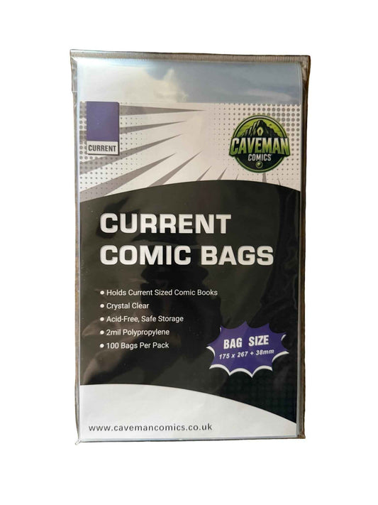 100 x Current Modern Comic Bags & Backing Boards: Premium Archival Storage