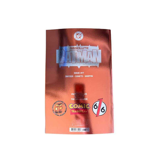 Absolute Batman #17 Foil Virgin Exclusive comic book featuring textless Poison Ivy cover art by Tyler Kirkham with a premium metallic finish.