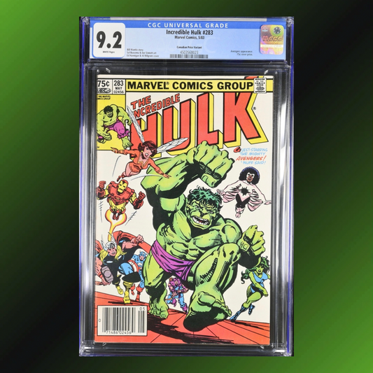 Incredible Hulk #283: CGC 9.2 Canadian Price Variant (1983)