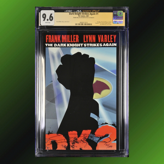 Dark Knight Strikes Again #1: CGC/JSA 9.6 Signed Frank Miller, Ltd 399! (2001)