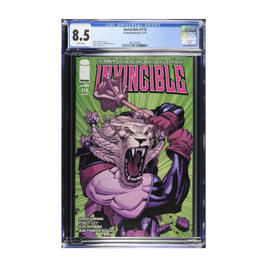 Invincible 115 CGC 8.5 | Ryan Ottley Cover | Image Comics | 2014