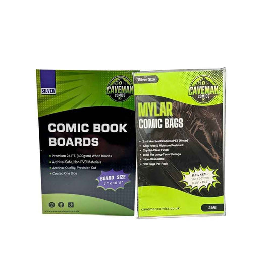 Silver Age Comic Mylar Bags & Boards | Packs of 100 | Archival Storage