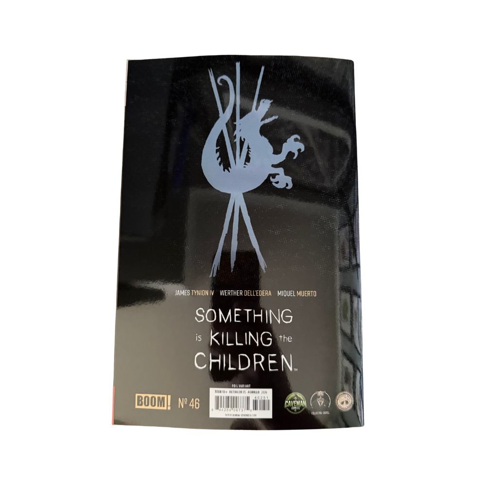 Something Is Killing The Children #46 Don Aguillo exclusive featuring Virgin rear cover.