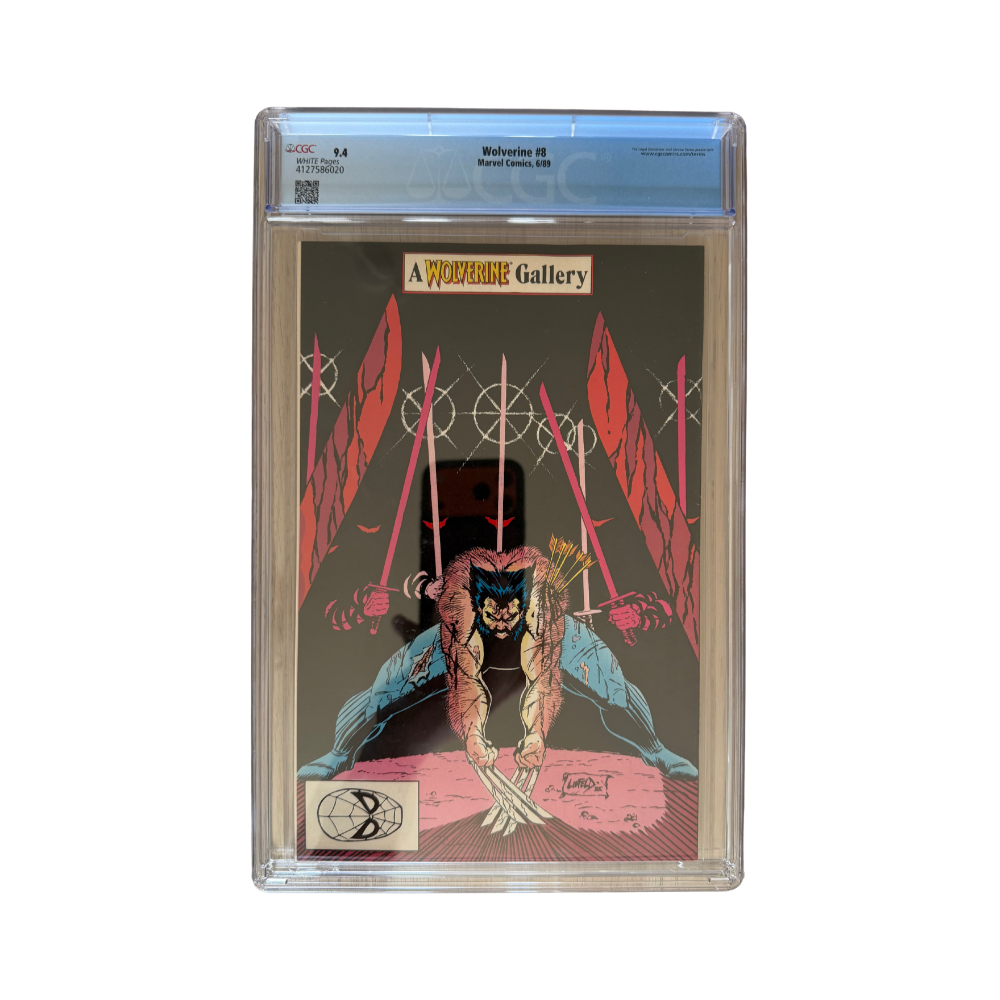 Wolverine 8 CGC graded in a 9.4