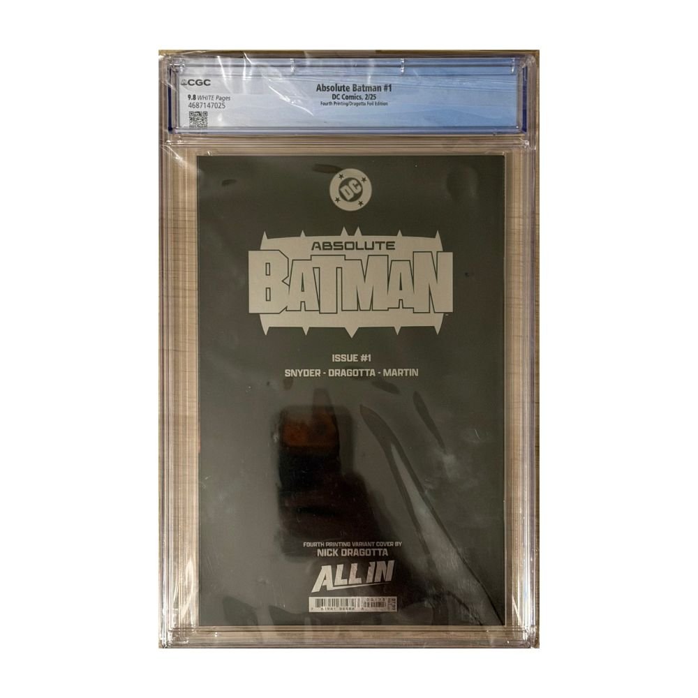 Absolute Batman 1 CGC 9.8 | Fourth Printing | Foil Edition | 2025