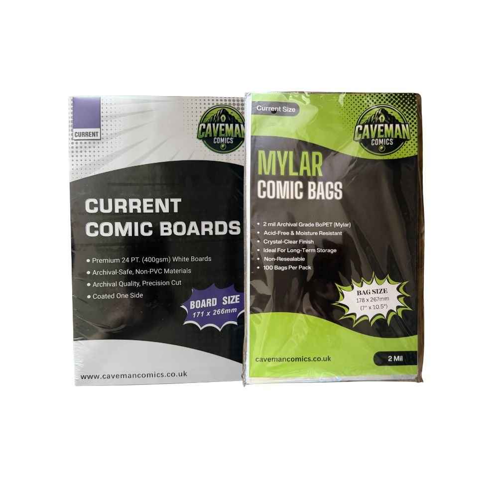 Modern Age Comic Mylar Bags & Boards | Packs of 100 | Archival Storage