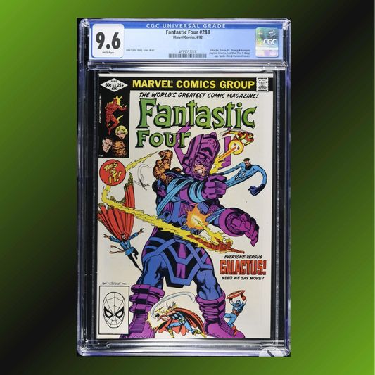 Fantastic Four #243: CGC 9.6, John Byrne Cover, Story & Art! (1982)